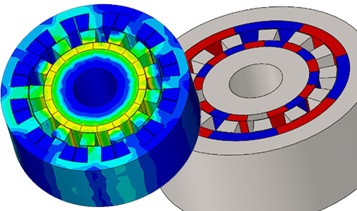 http://mail.emworks.com/blog/motor-design/magnetic-geared-permanent-magnet-synchronous-motor-for-e-mobility