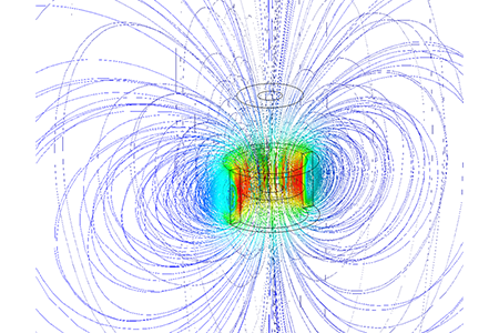 http://mail.emworks.com/blog/coils/electromagnetic-propulsion-coil-gun