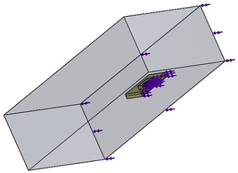 Preview showing the applied tangential flux