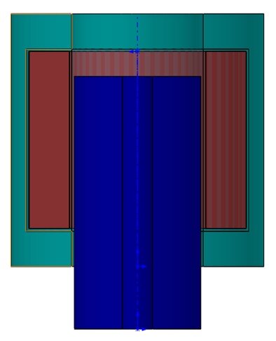 Section view of the 3D Model