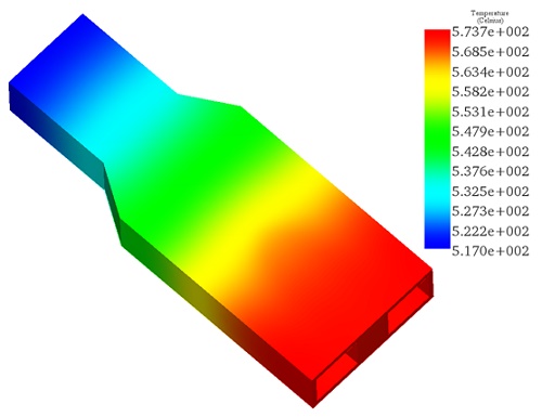 Temperaturverteilung bei 3,7 GHz