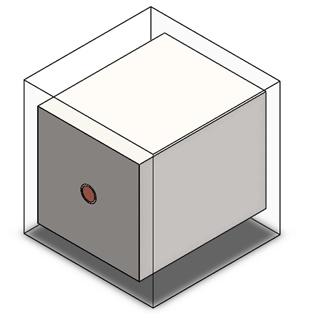 Das 3D-Solidworks-Modell des Through Silicon Via TSV