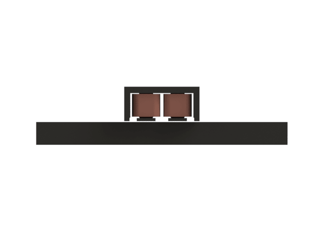 2D Model of the Magnetic Lifting Machine