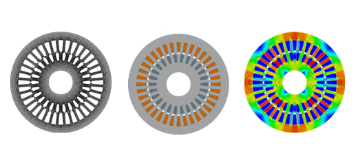 Design and Analysis of a Three-Phase Induction Motor Using Magnetic Equivalent Circuit (MEC) and Finite Element Methods (FEM)